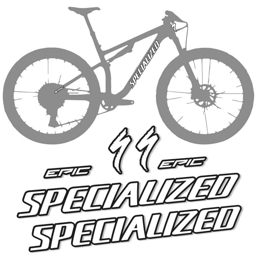 Stickers Specialized Epic Evo Expert 2022 compatibles - Autocollants cadre vélo