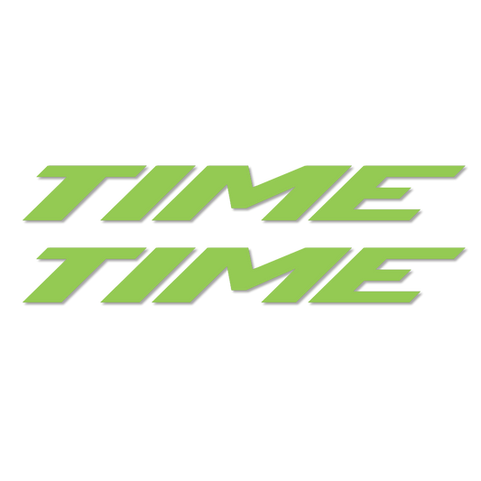 Stickers Time compatibles - Autocollants cadre vélo