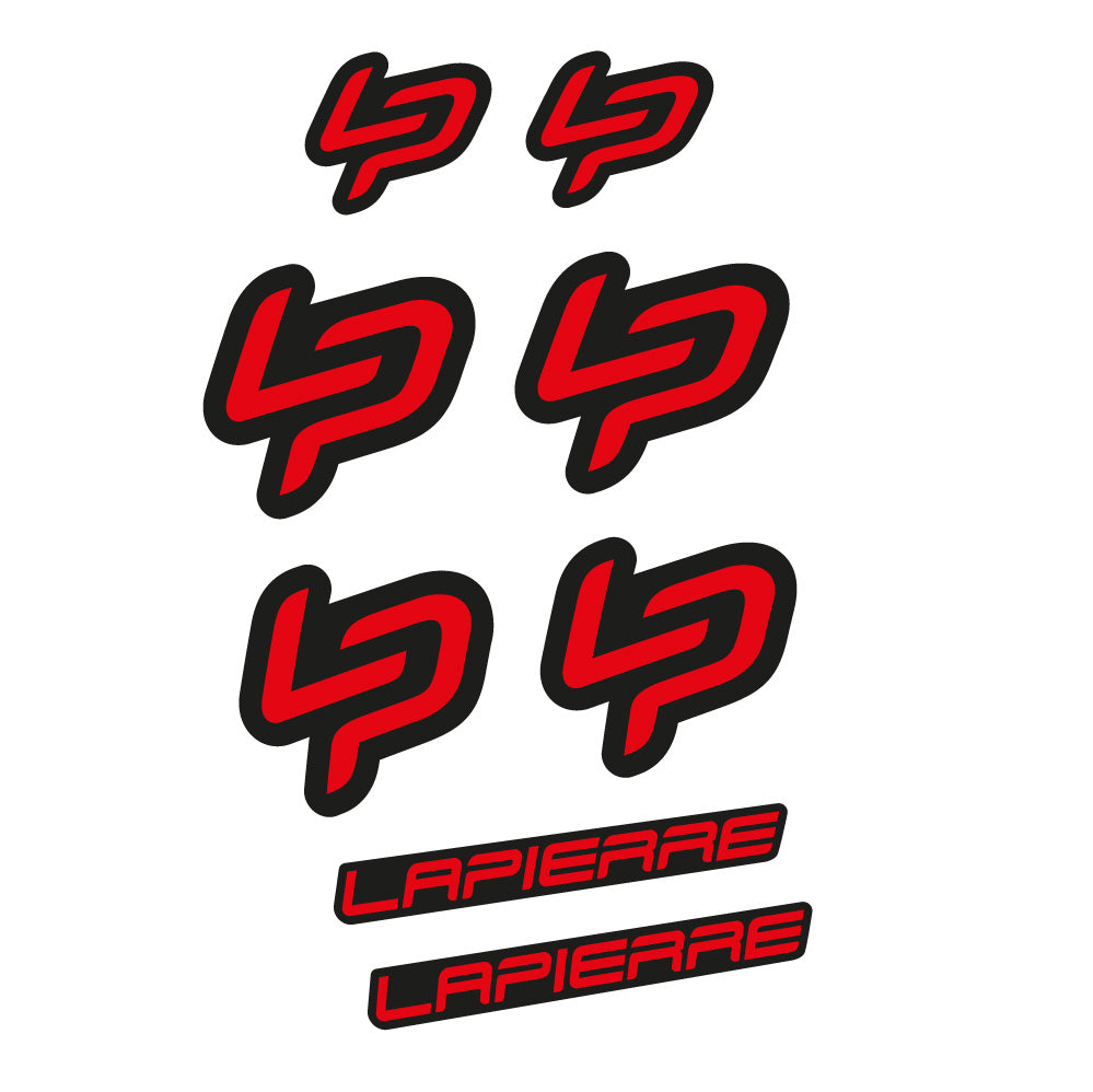 Stickers Lapierre compatibles - Autocollants cadre vélo