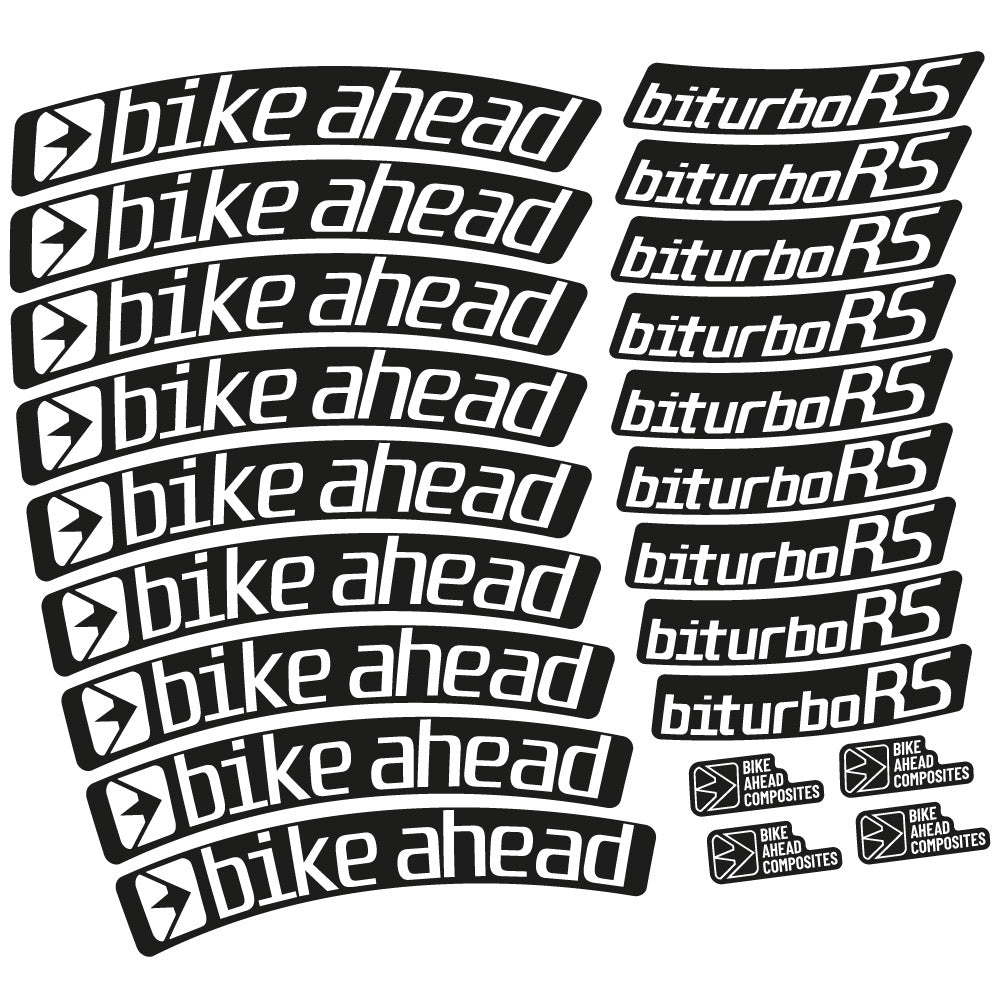 Stickers Ahead Biturbo RS 2017 compatibles Autocollants roues VTT 29"