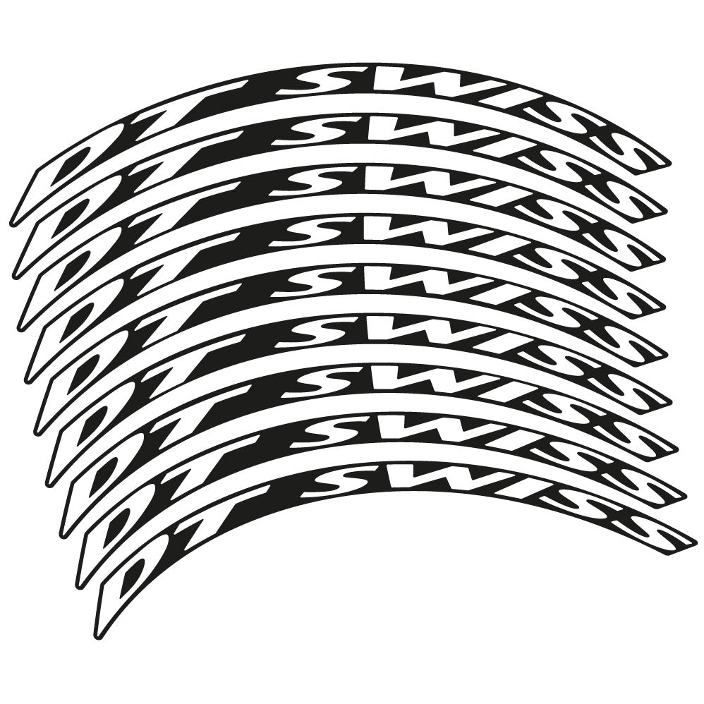 Stickers DT Swiss compatibles - Autocollants roue vélo VTT