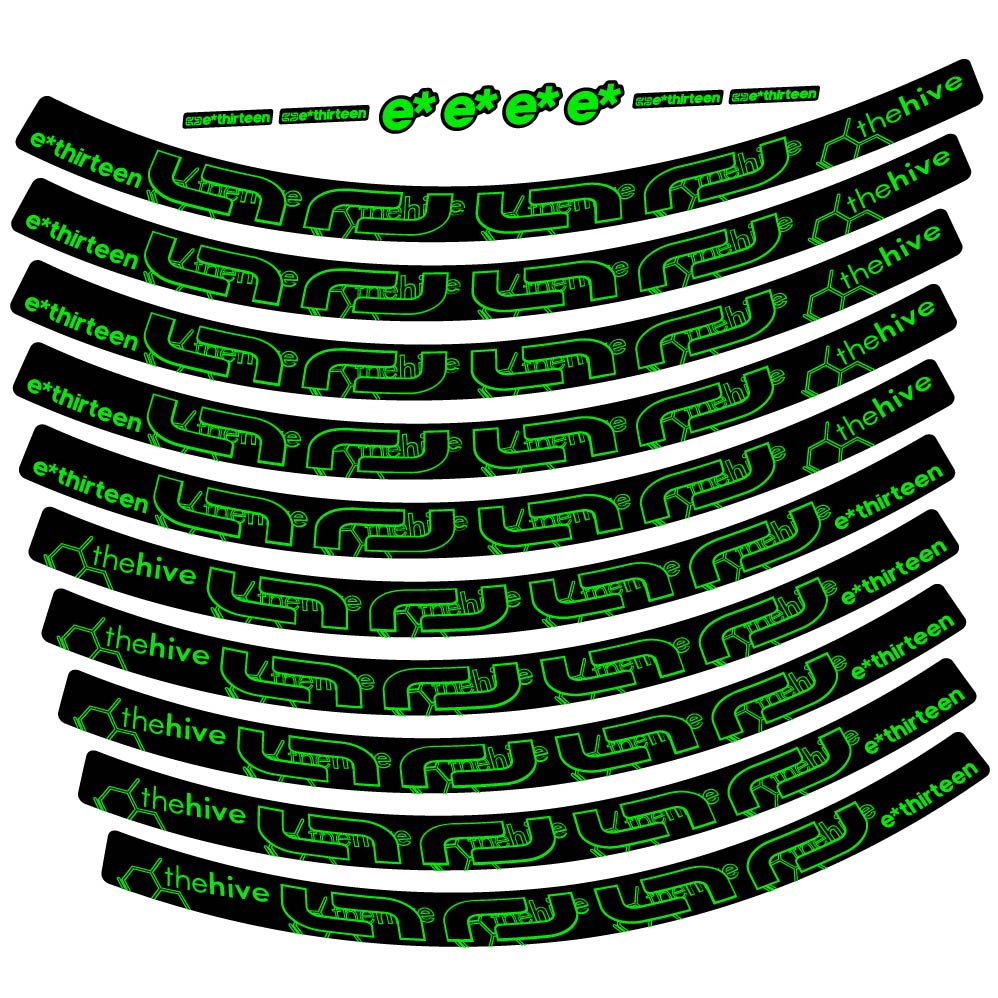 Stickers eThirteen TRS compatibles Autocollants roues VTT 29"