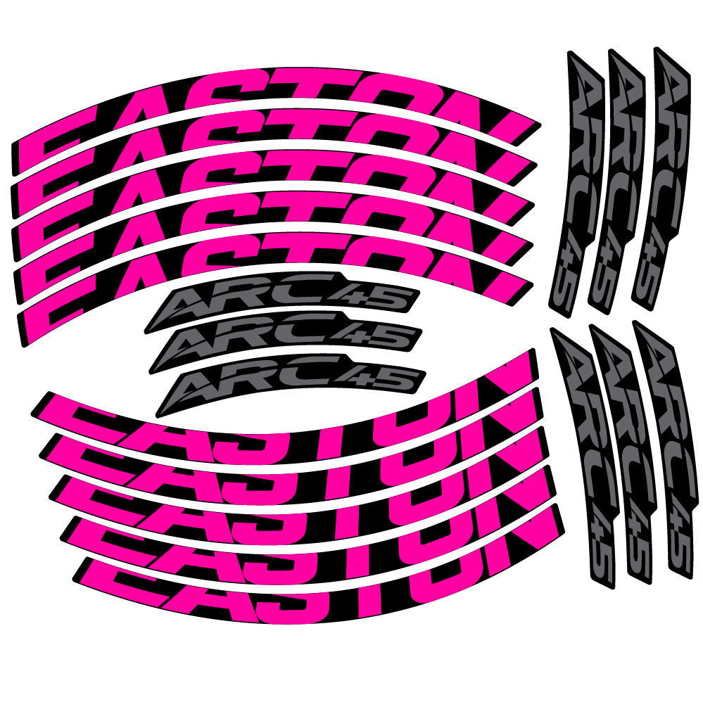 Stickers Easton ARC45 compatibles Autocollants roues VTT 29"
