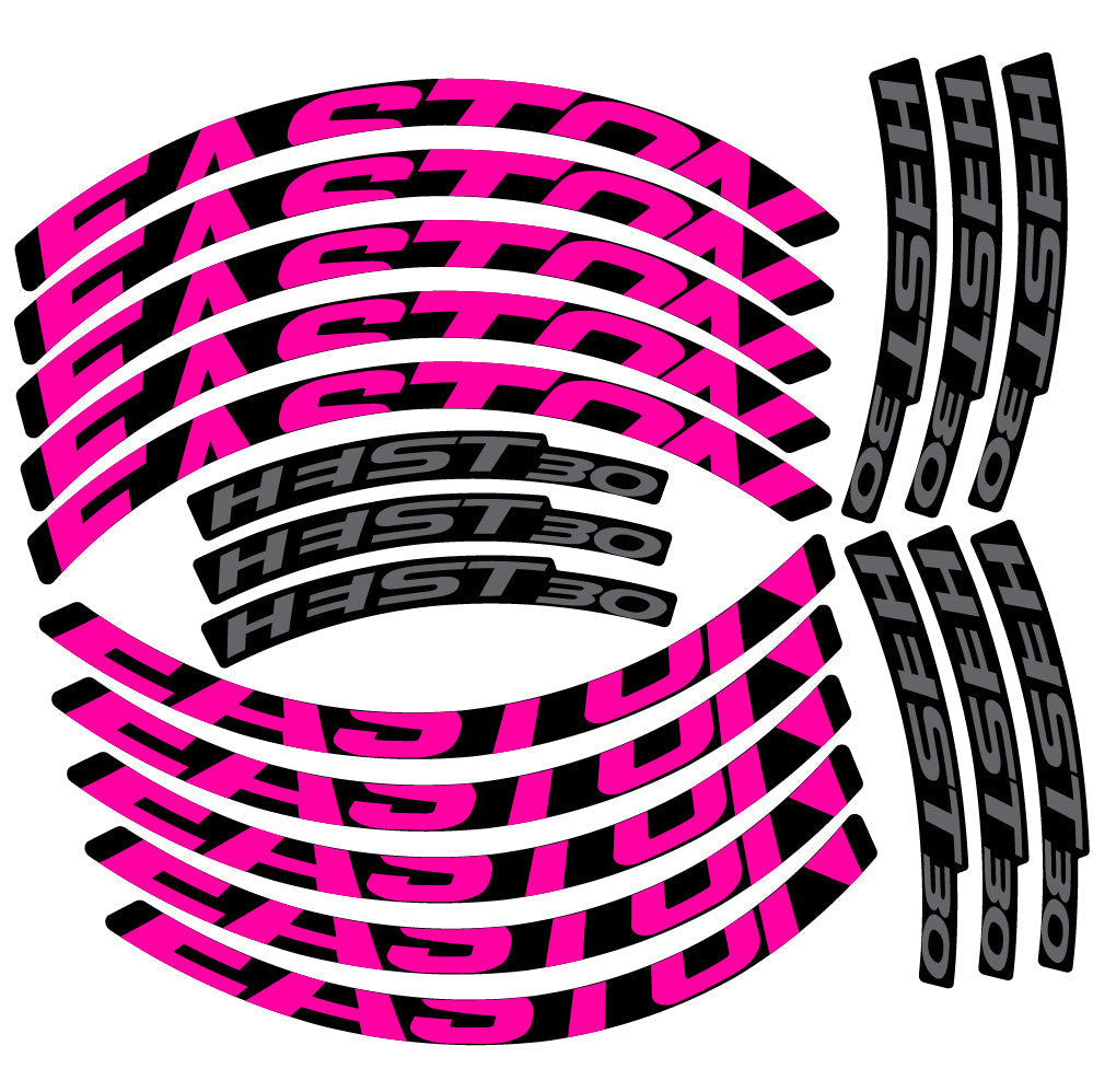 Stickers Easton Heist 30 compatibles - Autocollants roue vélo VTT
