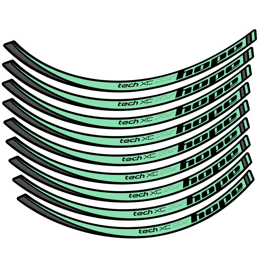 Stickers Hope Tech XC compatibles - Autocollants roue vélo VTT