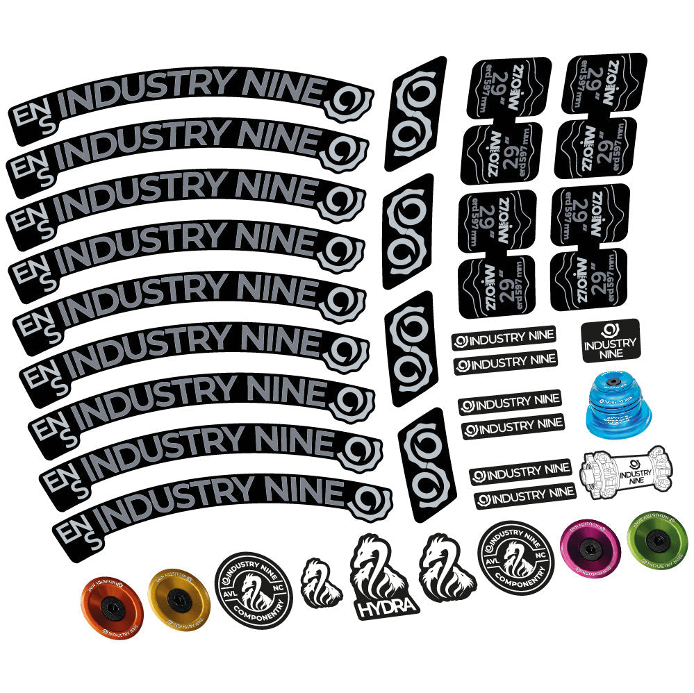 Stickers Industry Nine Enduro S compatibles - Autocollants roue vélo VTT