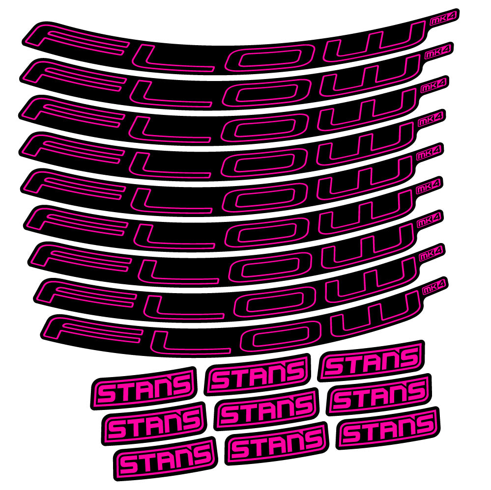 Stickers Stans Flow MK4 Ver.1 compatibles Autocollants roues VTT 29"