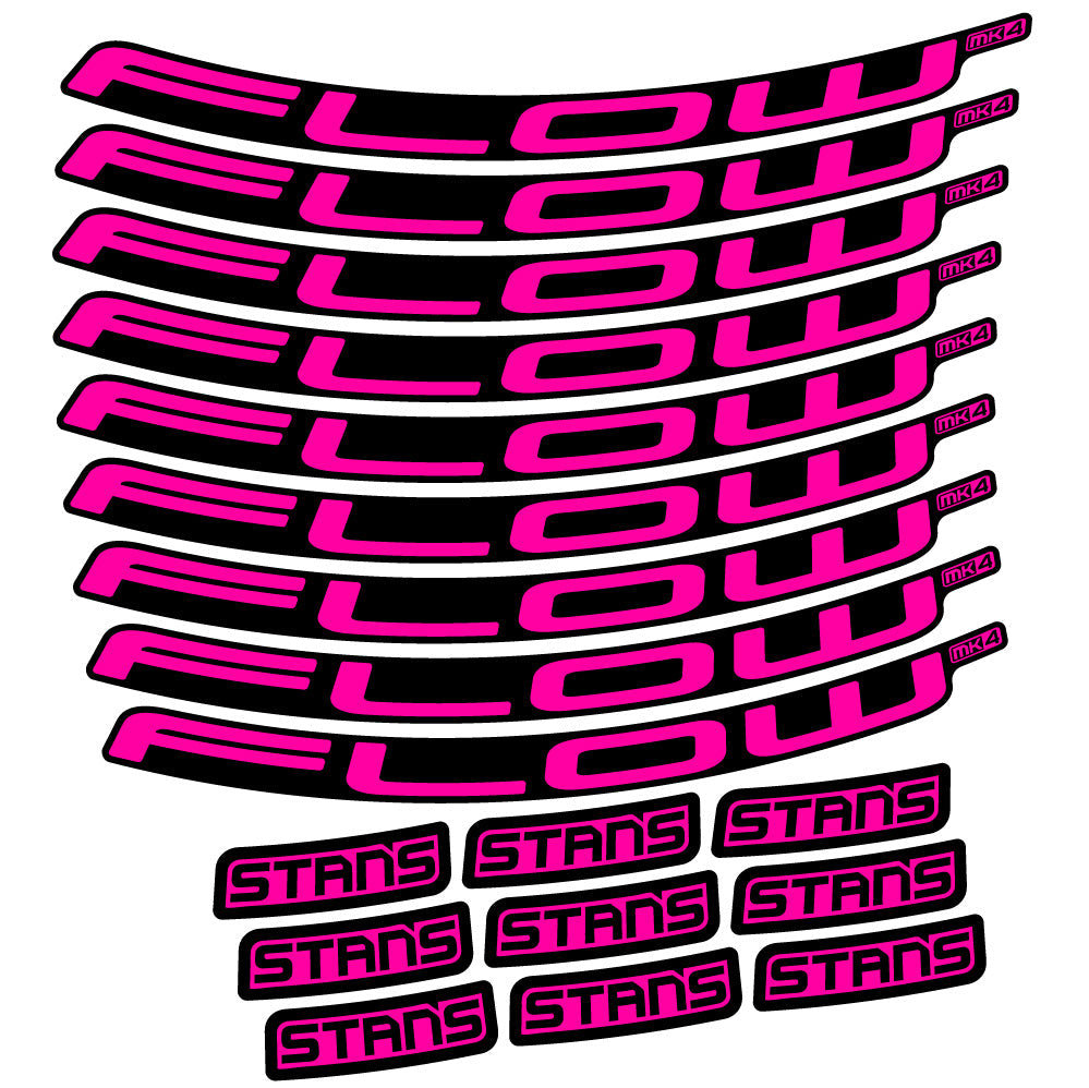 Stickers Stans Flow MK4 Ver.2 compatibles Autocollants roues VTT 29"