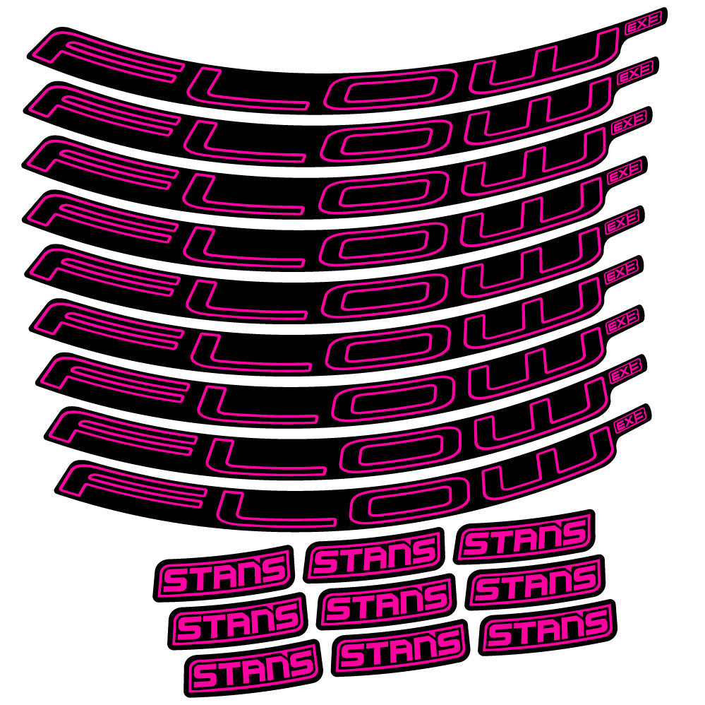 Stickers Stans Flow EX3 Ver.1 compatibles Autocollants roues VTT 29"