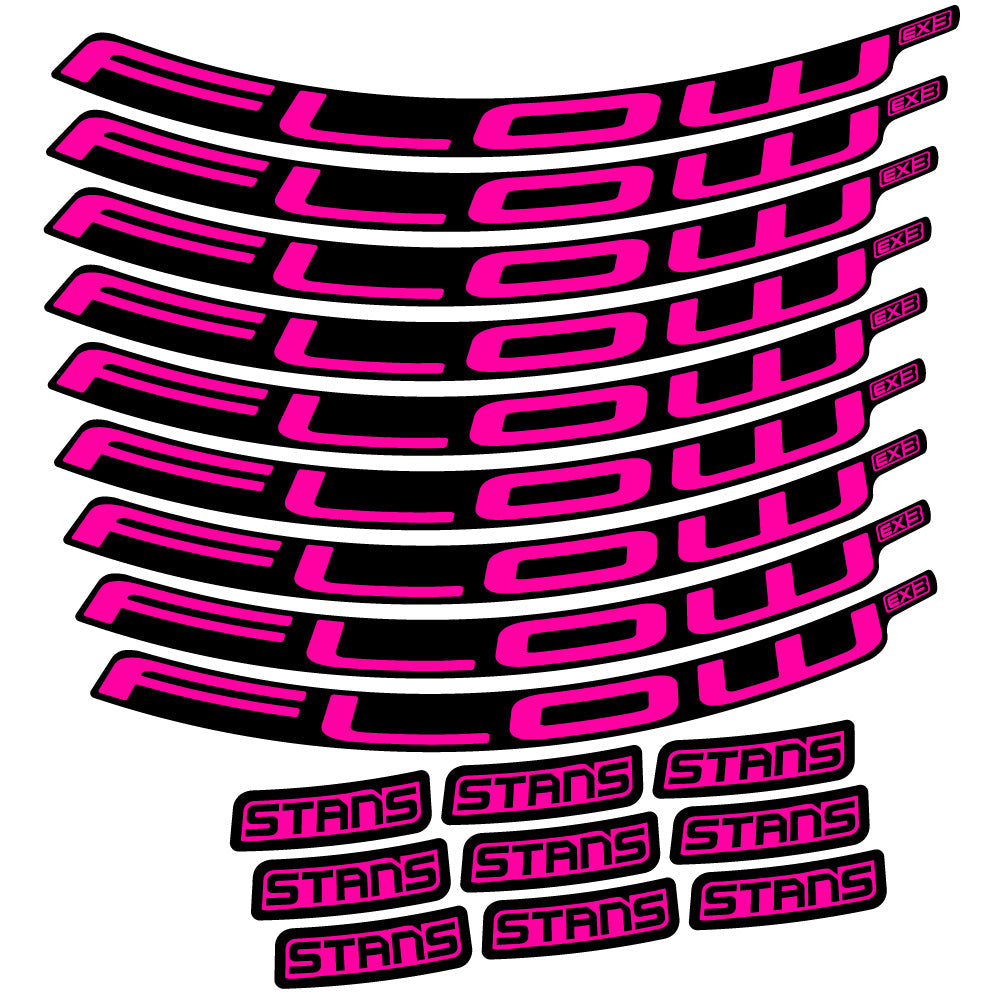 Stickers Stans Flow EX3 Ver.2 compatibles Autocollants roues VTT 29"
