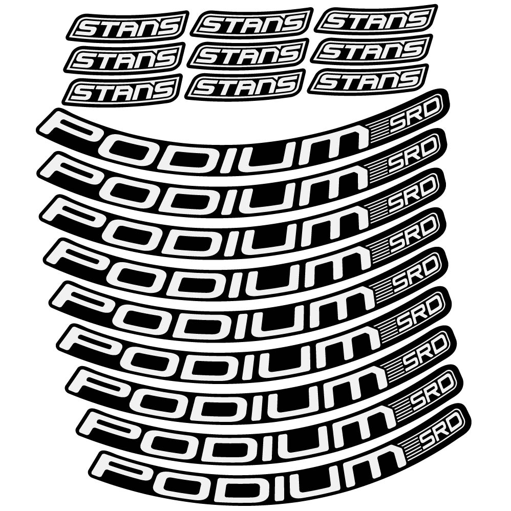 Stickers Stans Podium SRD compatibles Autocollants roues VTT 29"