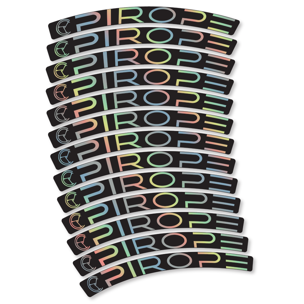 Stickers Pirope compatibles - Autocollants roue vélo VTT