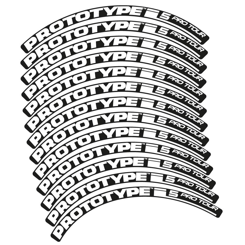 Stickers Proto. Pro Tour 5 2016 compatibles Autocollants roues VTT 29"