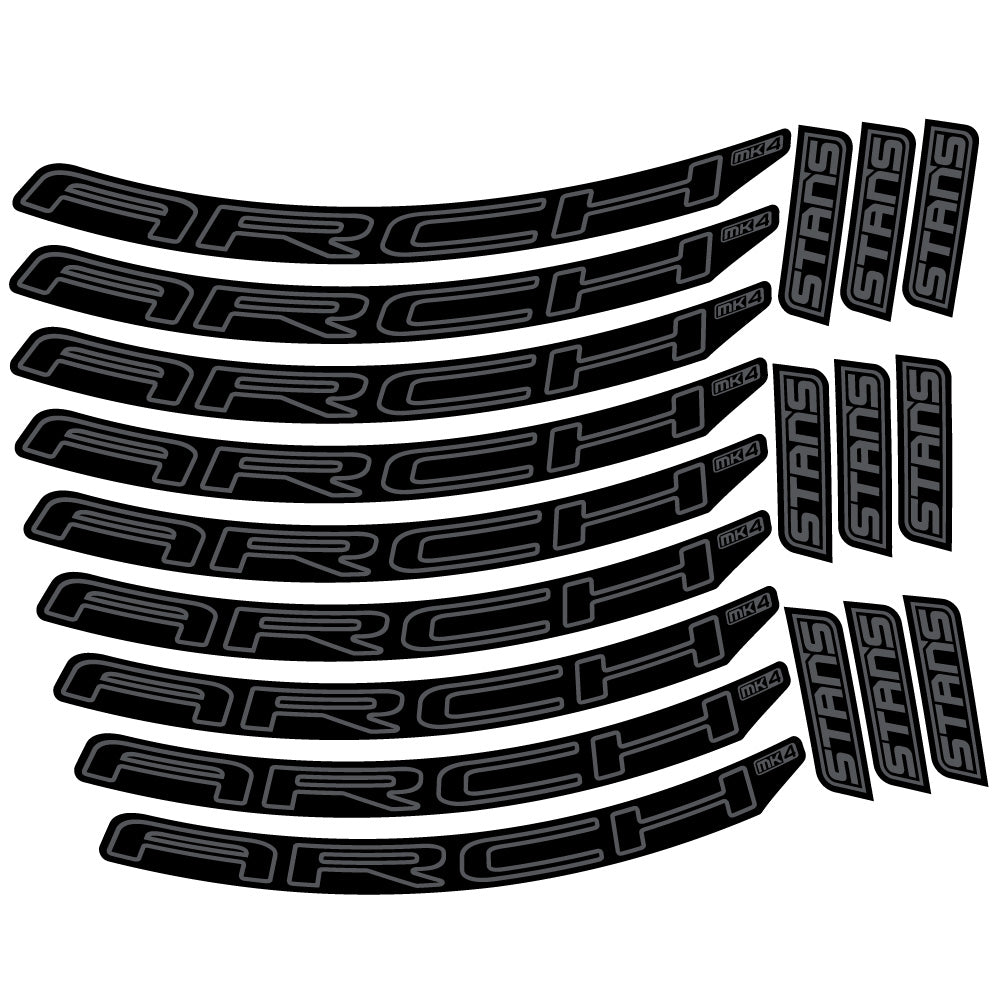 Stickers Stans Arch MK4 2021 compatibles - Autocollants roue vélo VTT