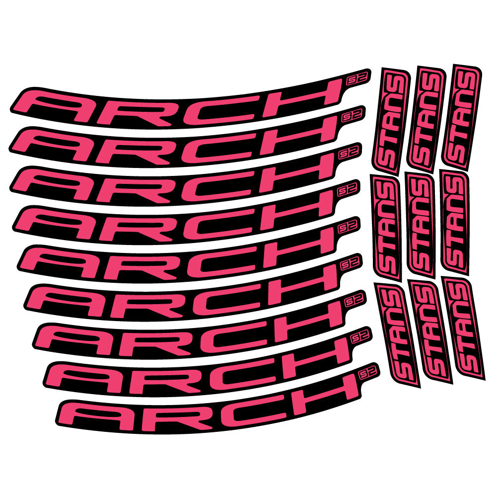 Stickers Stans Arch S2 2021 compatibles Autocollants roues VTT 29"