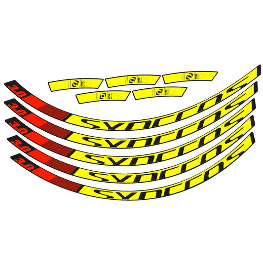 Stickers Syncross 3.0 2017 compatibles Autocollants roues VTT 29"