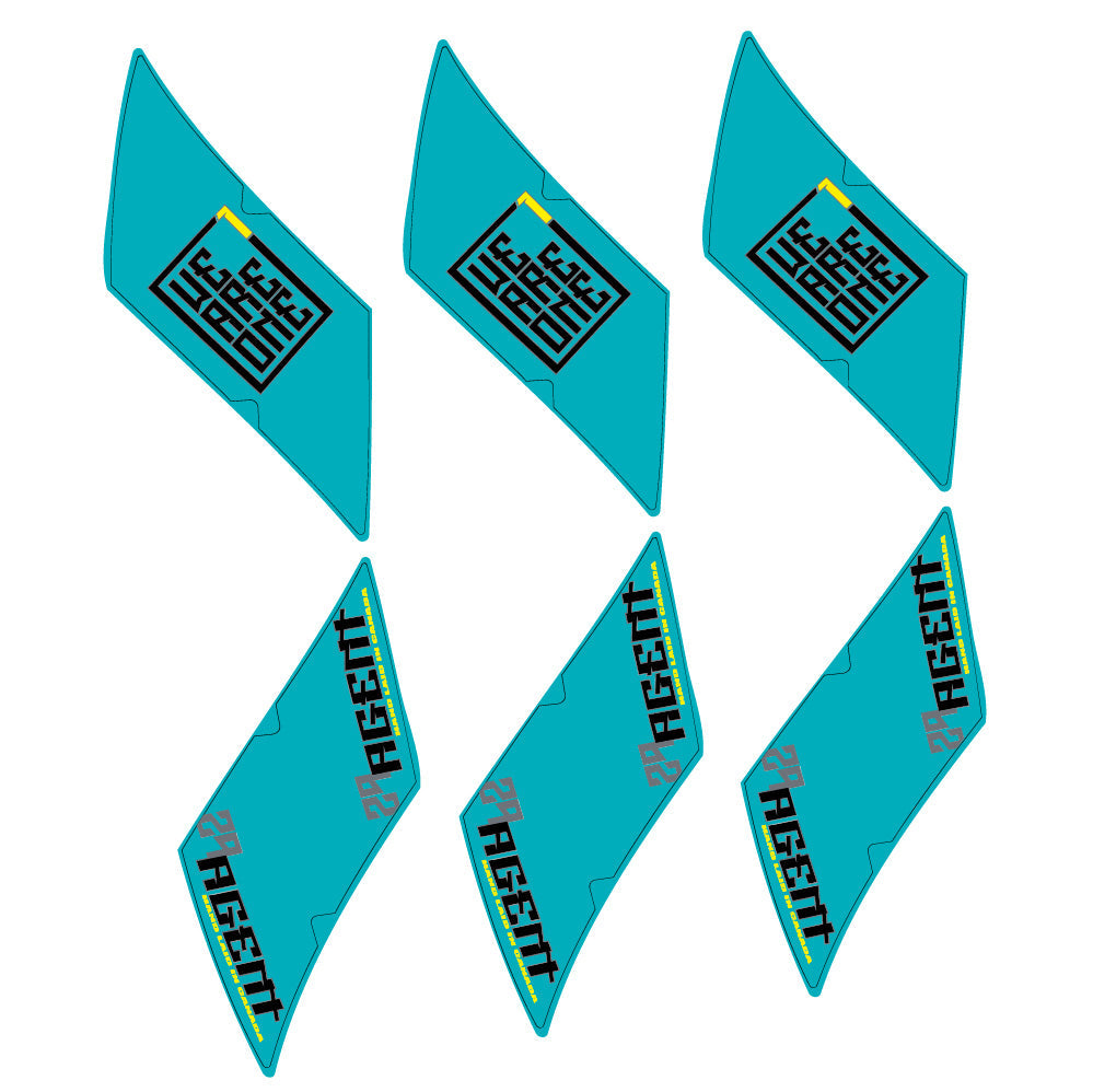 Stickers WeAreOne Agent compatibles - Autocollants roue vélo VTT