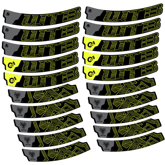 Stickers WTB Ci31 Carbon compatibles Autocollants roues VTT 29"