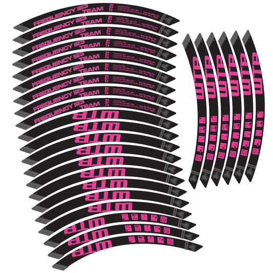 Stickers WTB Frequency i23 Team compatibles - Autocollants roue vélo VTT