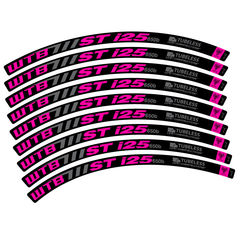 Stickers WTB ST i25 compatibles - Autocollants roue vélo VTT