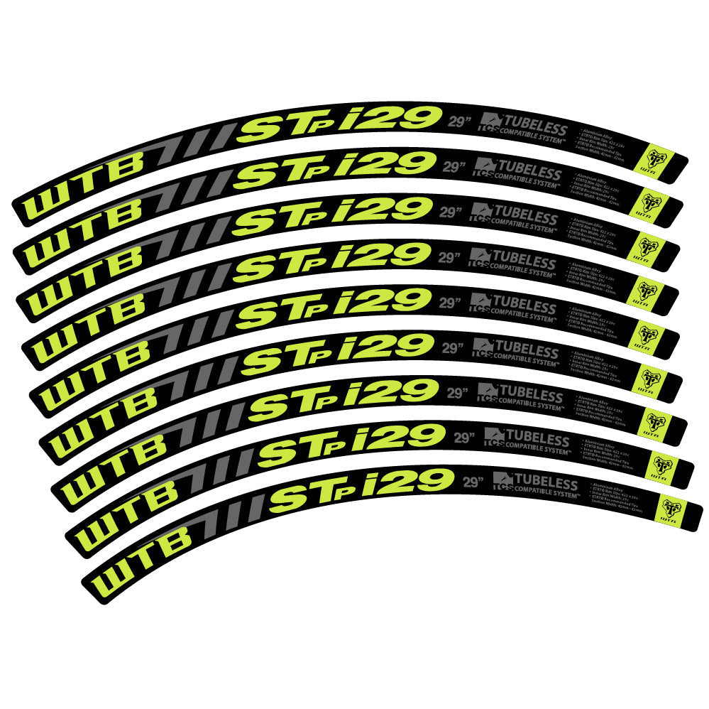 Stickers WTB ST i29 compatibles - Autocollants roue vélo VTT
