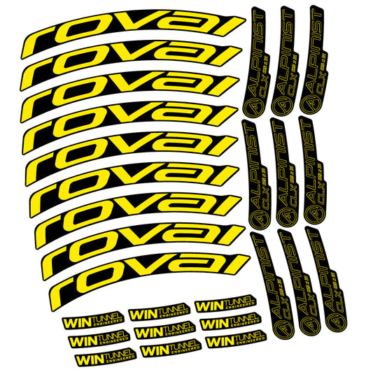 Stickers Roval Alpinist CLX compatibles Autocollants roues Route
