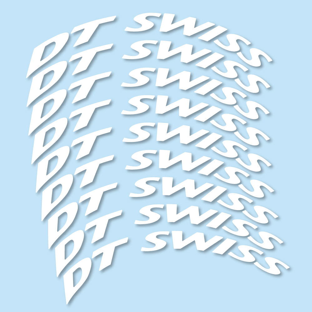 Stickers DT Swiss compatibles - Autocollants roue vélo route