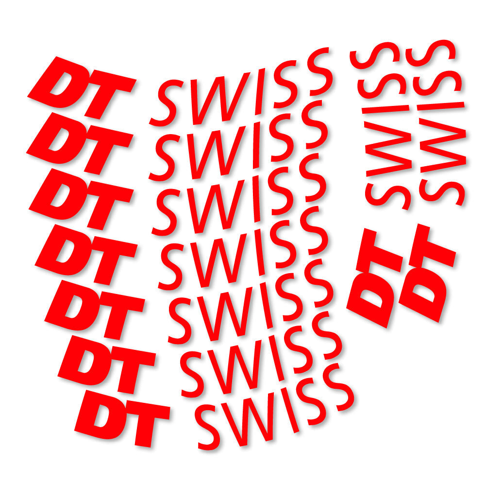Stickers DT Swiss compatibles - Autocollants roue vélo route