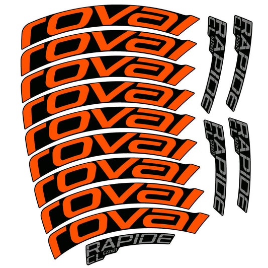 Stickers Roval Rapide CL compatibles Autocollants roues Route