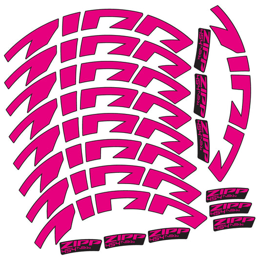 Stickers Zipp 454 NSW compatibles Autocollants roues Route