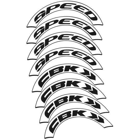 Stickers CBK Speed compatibles Autocollants roues Route