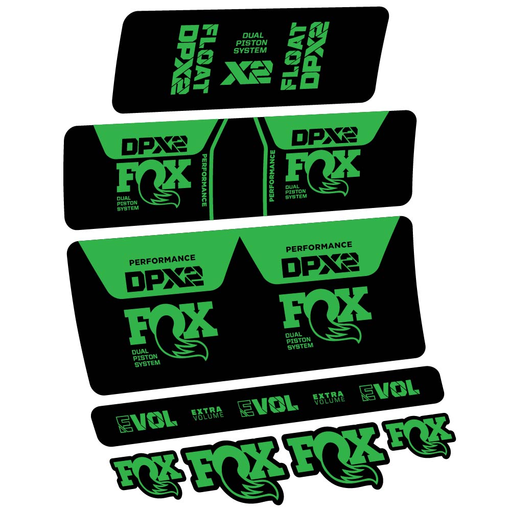 Stickers Fox DPX2 Performance 2021 compatibles Autocollants amortisseur