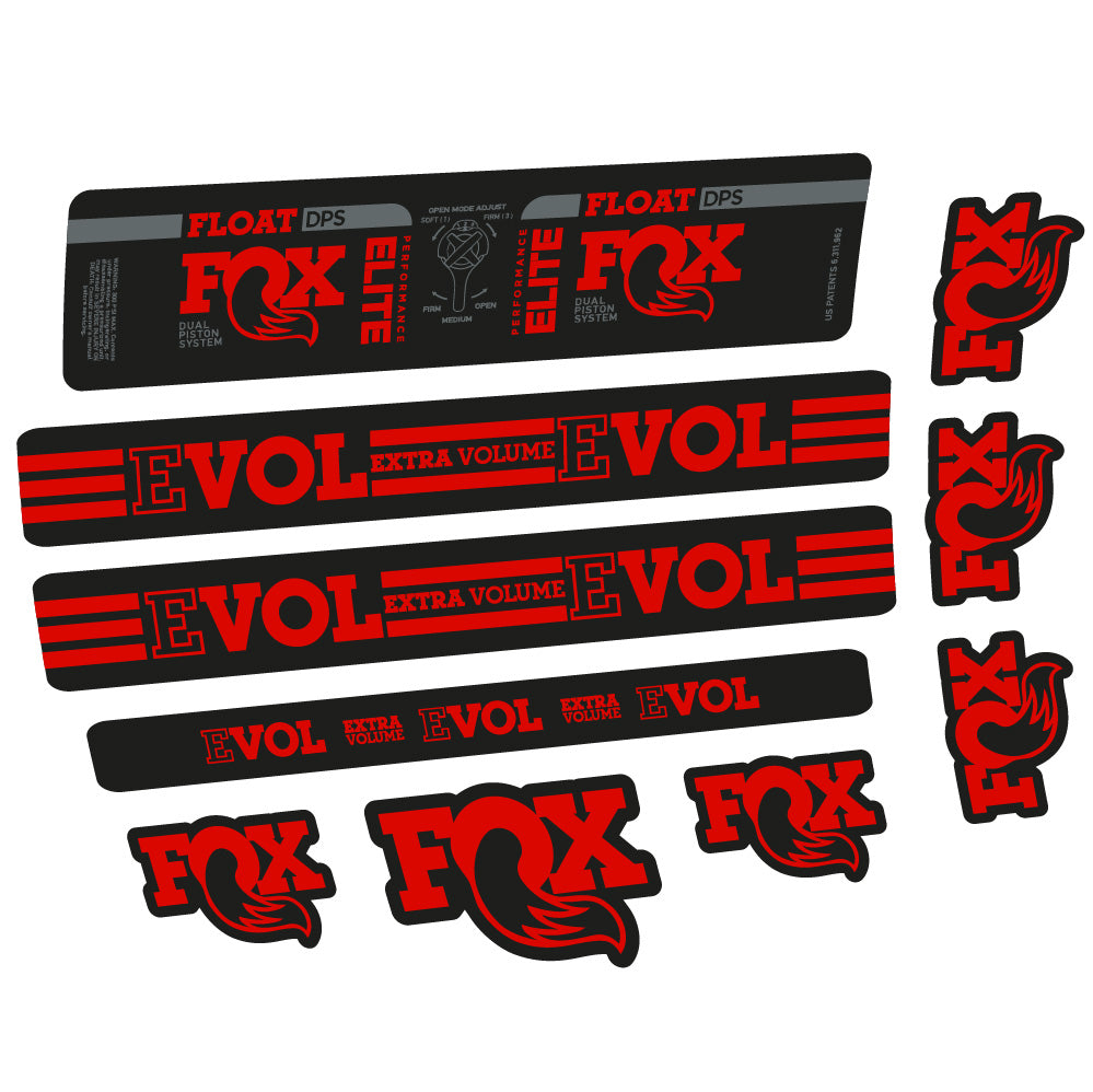 Stickers Fox Float DPS Elite compatibles Autocollants amortisseur