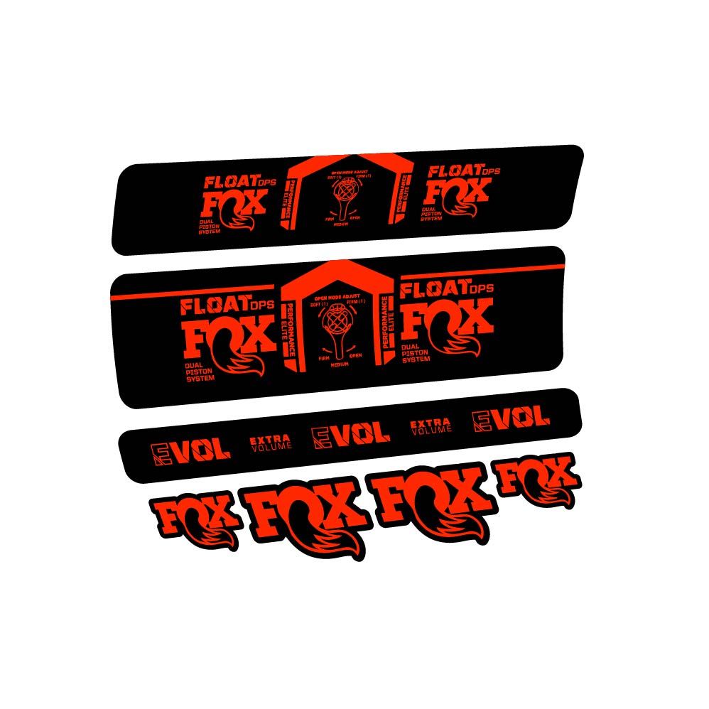 Stickers Fox Float DPS Performance Elite 2021 compatibles Autocollants amortisseur