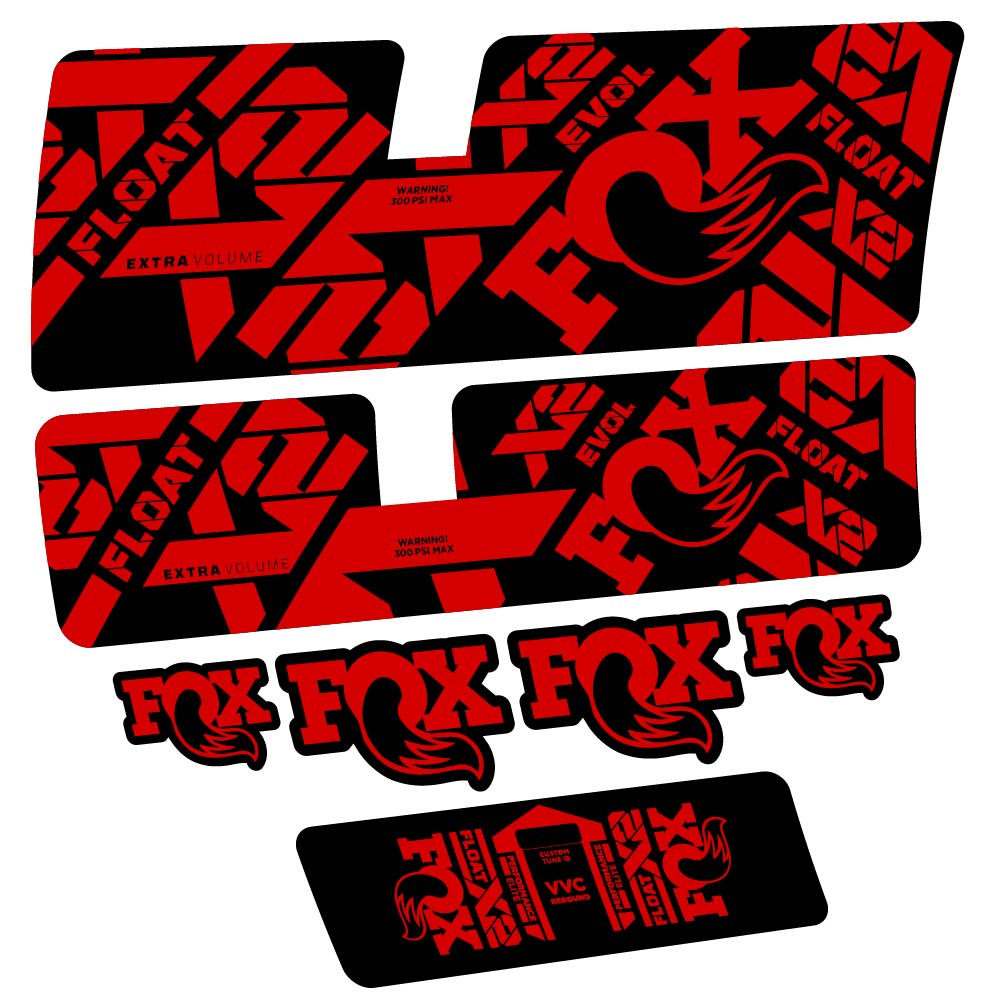 Stickers Fox Float X2 Performance Elite 2021 compatibles Autocollants amortisseur