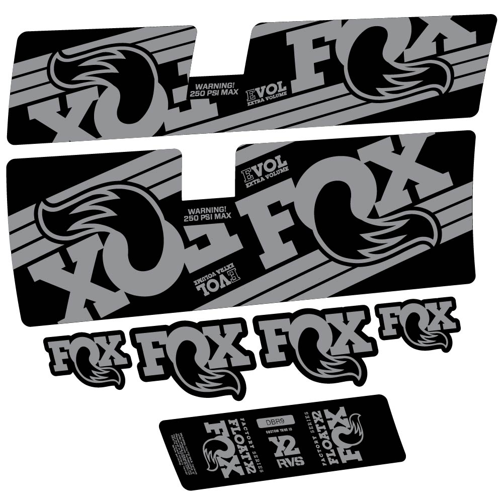 Stickers Fox Float X2 Factory 2016 compatibles Autocollants amortisseur