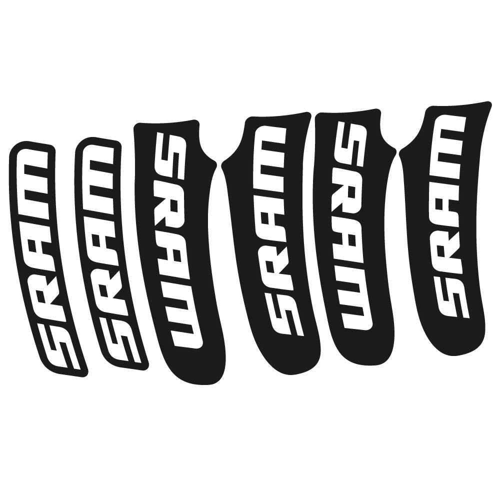 Stickers Sram AXS Disc compatibles Autocollants leviers de frein