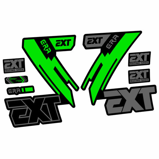 Stickers EXT Era compatibles Autocollants fourche 29"