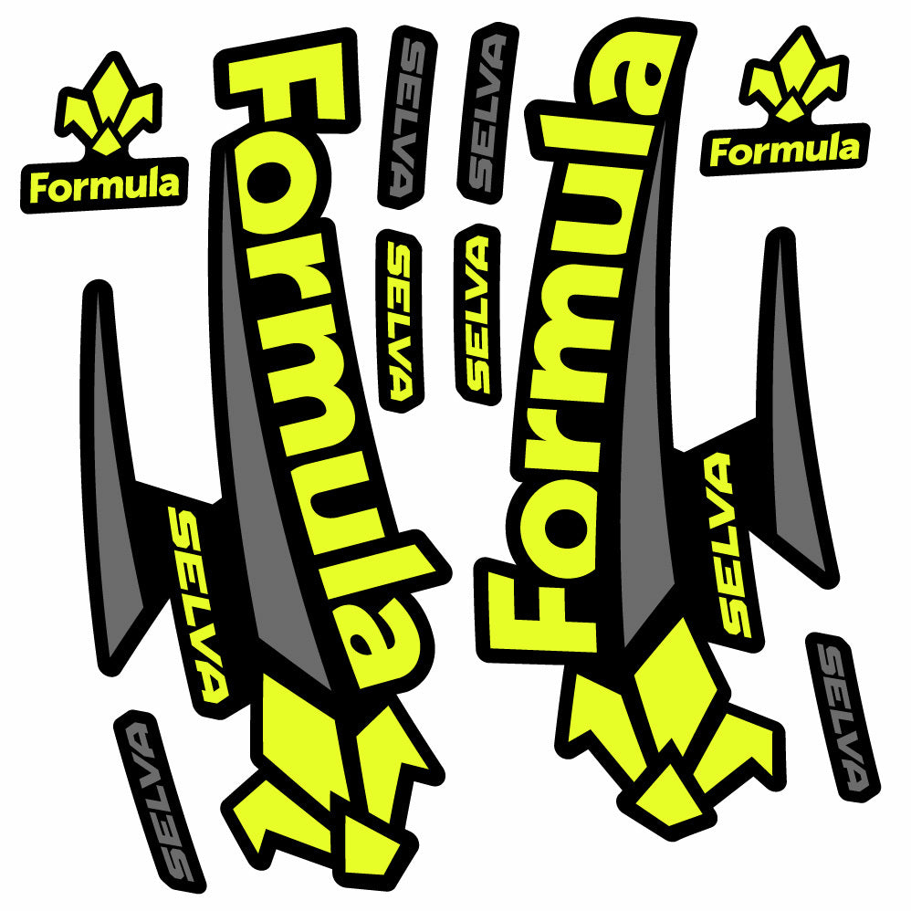 Stickers Formula Selva 2018 compatibles Autocollants fourche 29"