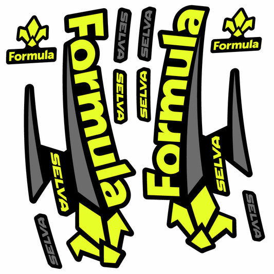 Stickers Formula Selva 2018 compatibles Autocollants fourche 29"