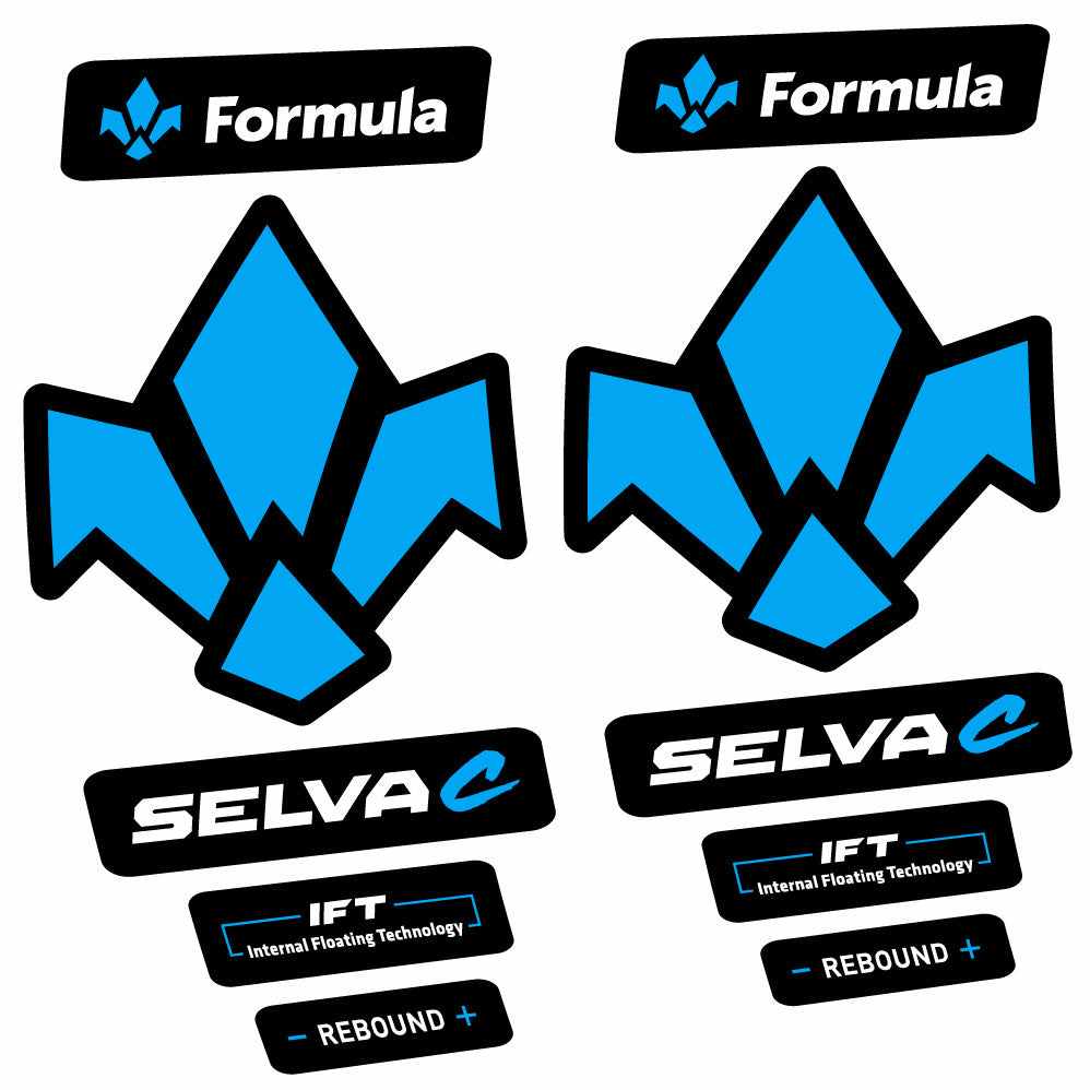 Stickers Formula Selva C 2019 compatibles Autocollants fourche 29"