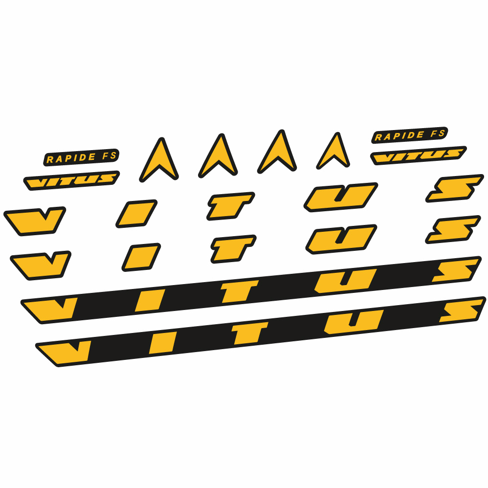 Stickers Vitus Rapide FS CRX 2022 compatibles Autocollants cadre