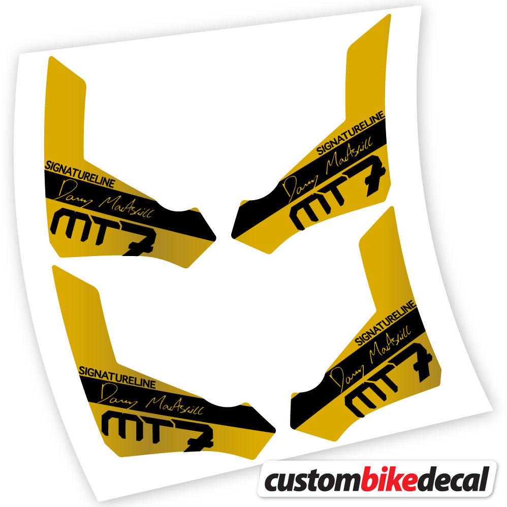 Gold decal for Magura Raceline MT7 brake – bike sticker vinyl