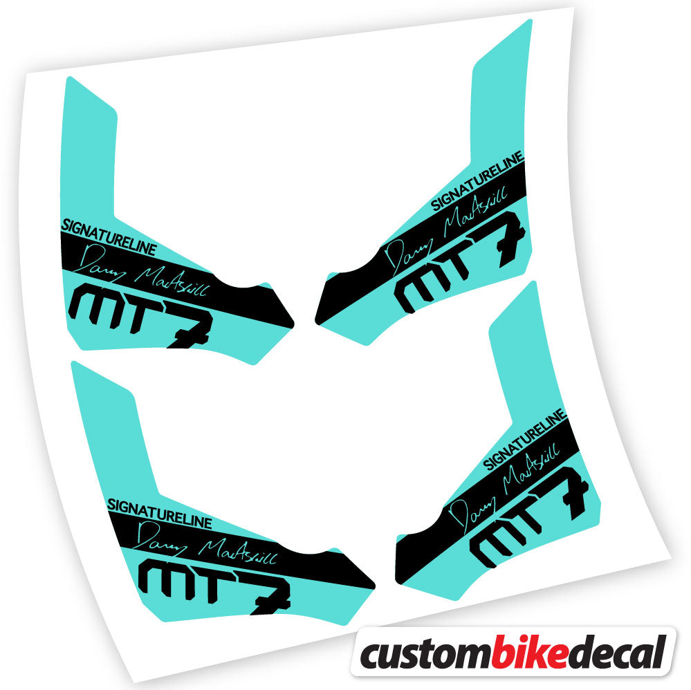 Blue Green decal for Magura Raceline MT7 brake – bike sticker vinyl