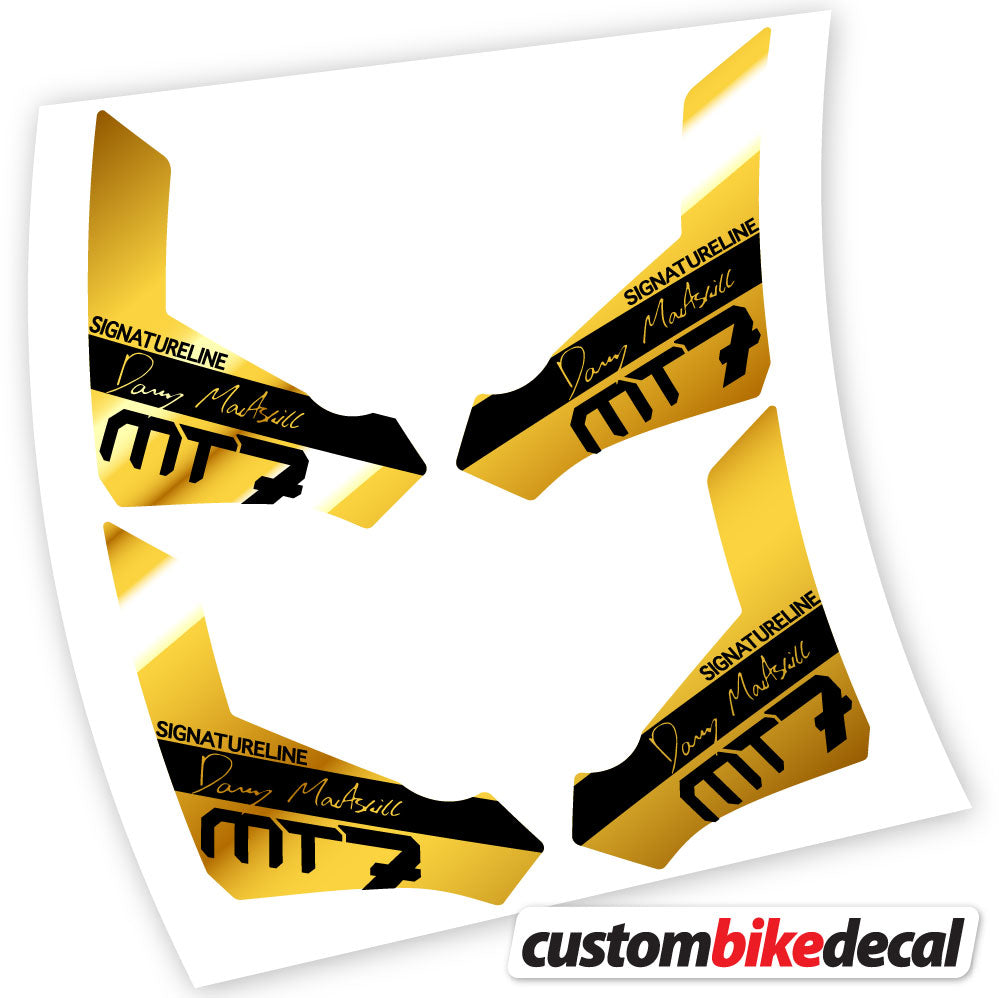 Chrome Gold decal for Magura Raceline MT7 brake – bike sticker vinyl