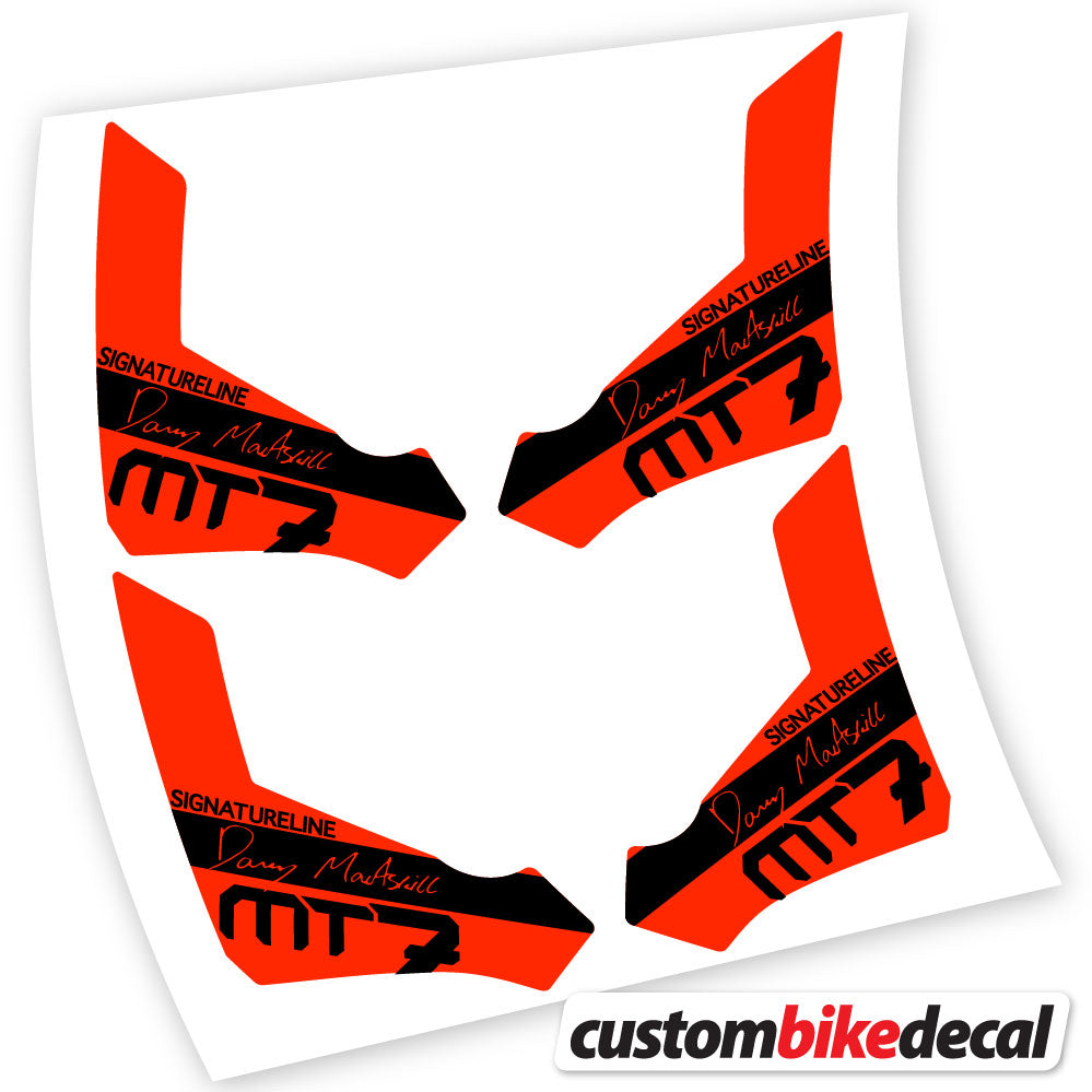 Neon Red decal for Magura Raceline MT7 brake – bike sticker vinyl