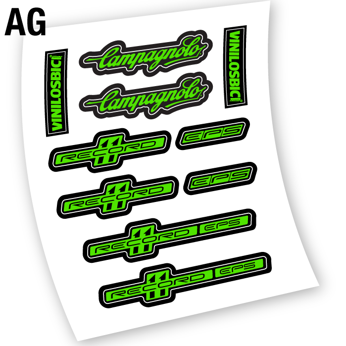 Stickers Campagnolo Record EPS compatibles Autocollants frein