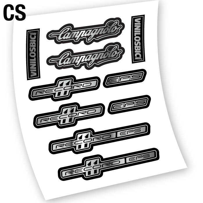 Stickers Campagnolo Record EPS compatibles Autocollants frein