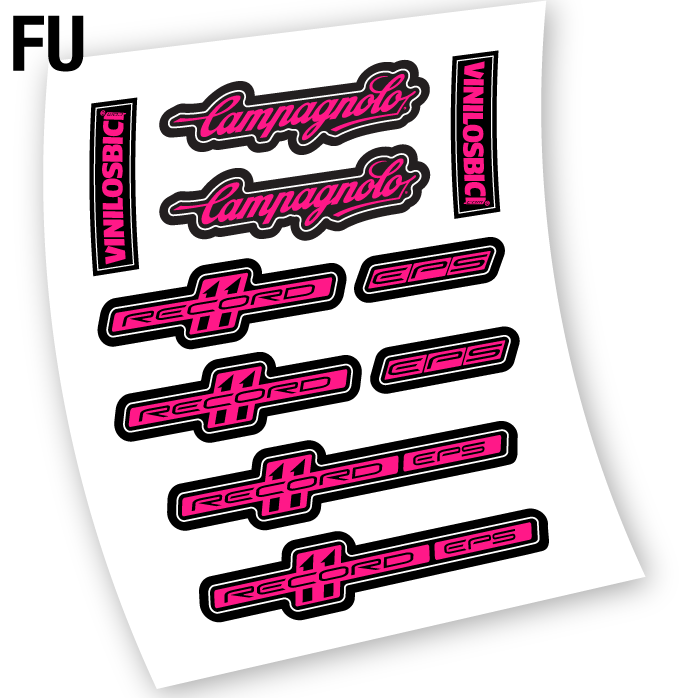 Stickers Campagnolo Record EPS compatibles Autocollants frein