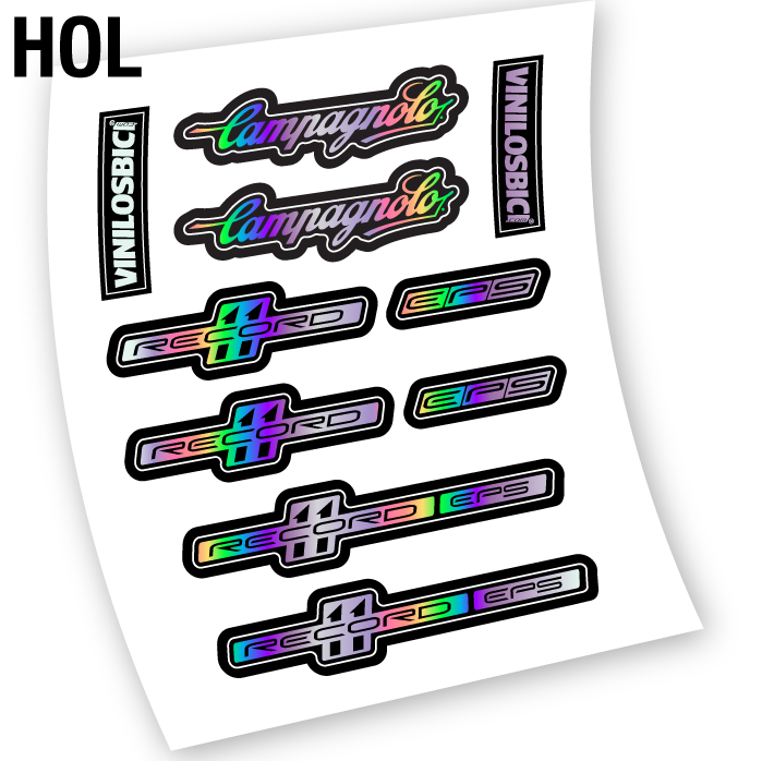 Stickers Campagnolo Record EPS compatibles Autocollants frein